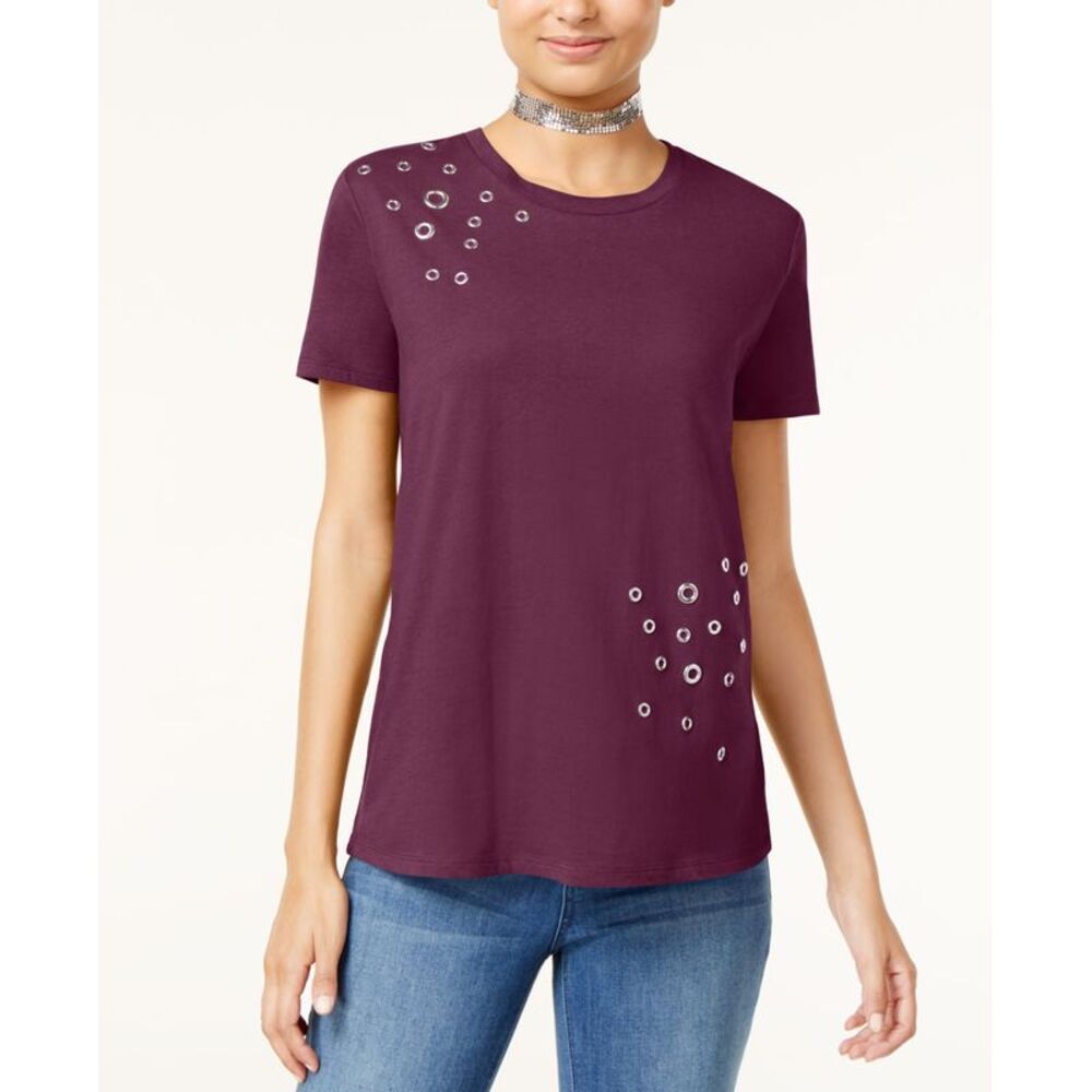 Rebellious One Juniors Embellished T-Shirt